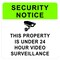Sign Solutions Usa Security Notice (S) This Property 24"X24" Diamond Grade Cubed Reflective (DG3) 080 DCS08DWT2424CUS00101 - alternate 1